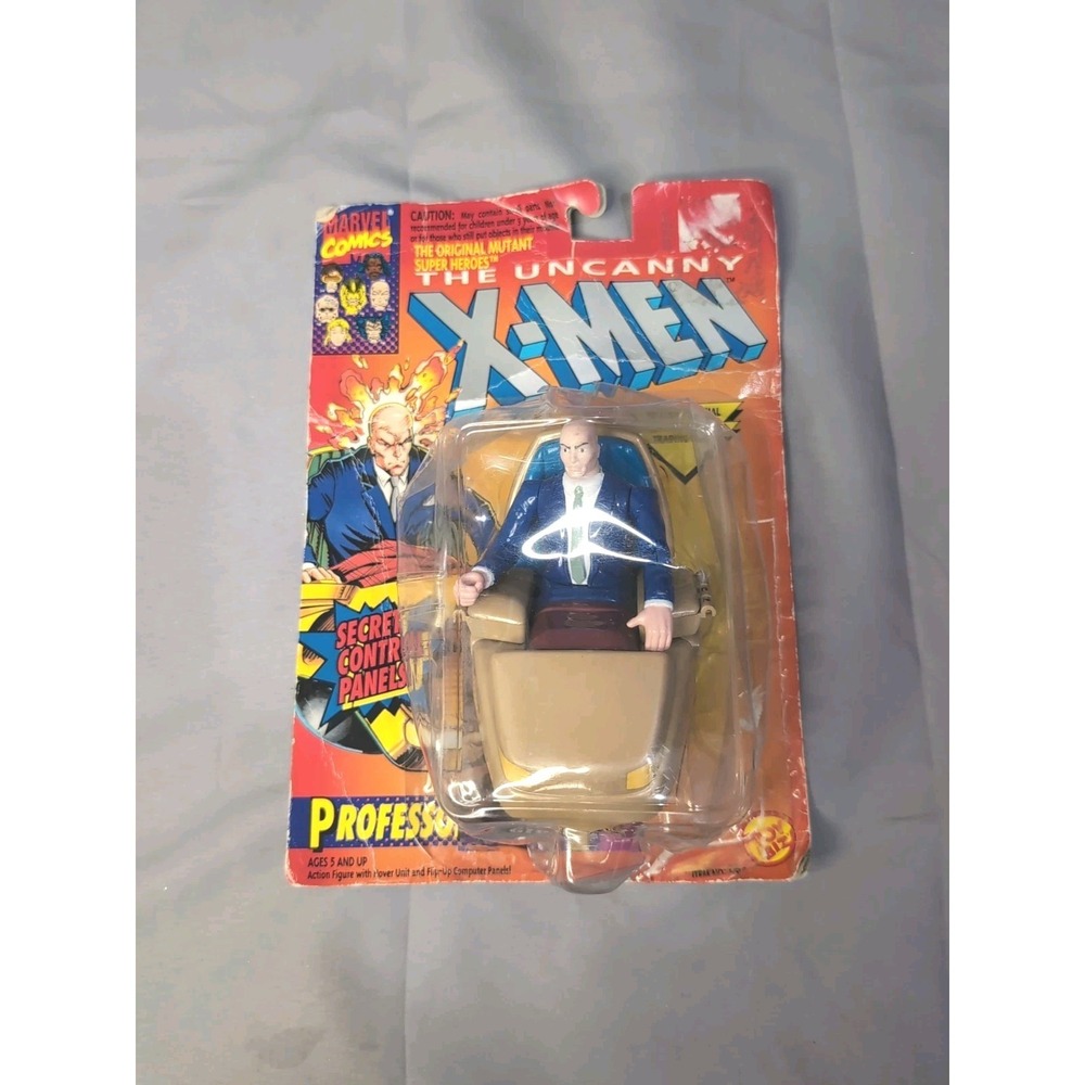 Vtg 1993 Marvel Uncanny X-Men PROFESSOR‎ X Action Figure (NEW/SEALED) ToyBiz